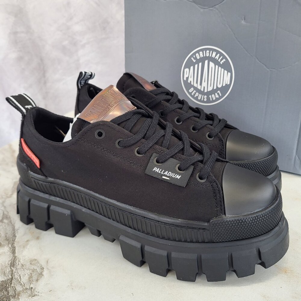Palladium REVOLT Lo TX Black BLACK Women's 8.5